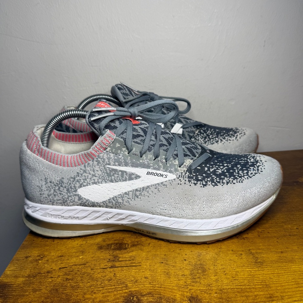 Brooks Bedlam Running Shoes Womens Size 10.5 Gray 1202721B137